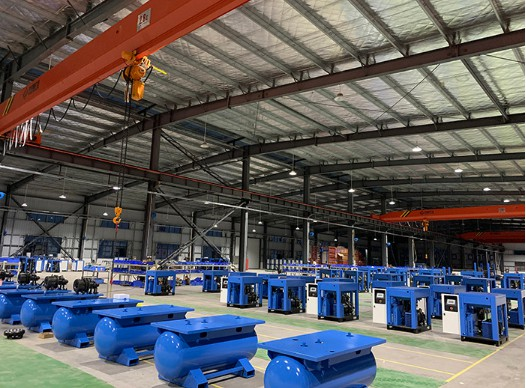 空壓機組裝車間""